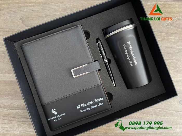 BỘ QUÀ TẶNG GIFTSET IN KHẮC LOGO SERENA 