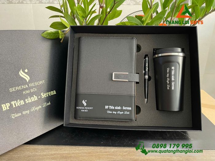 BỘ QUÀ TẶNG GIFTSET IN KHẮC LOGO SERENA 