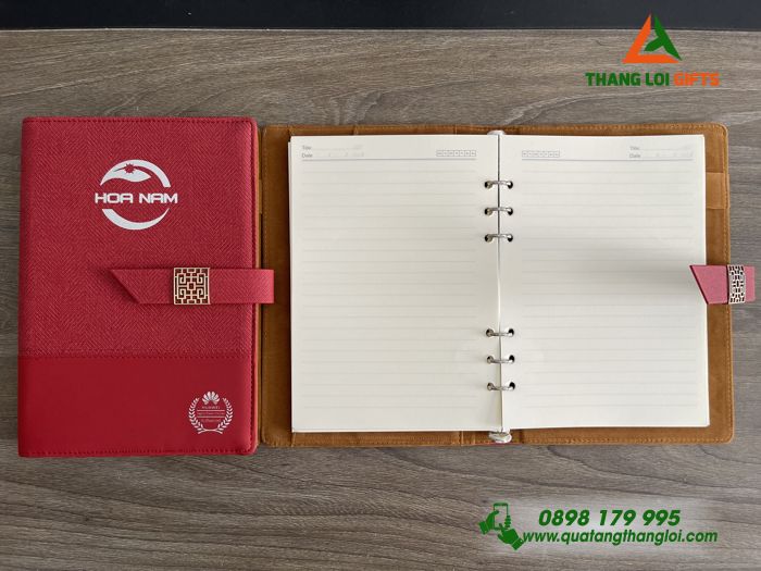TAY BÌA CÒNG IN ẤN LOGO DOANH NGHIỆP HOA NAM