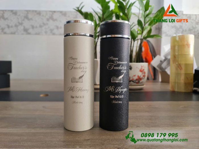Bình Giữ Nhiệt Sơn Nhám Khắc Mừng Ngày Nhà Giáo Việt Nam