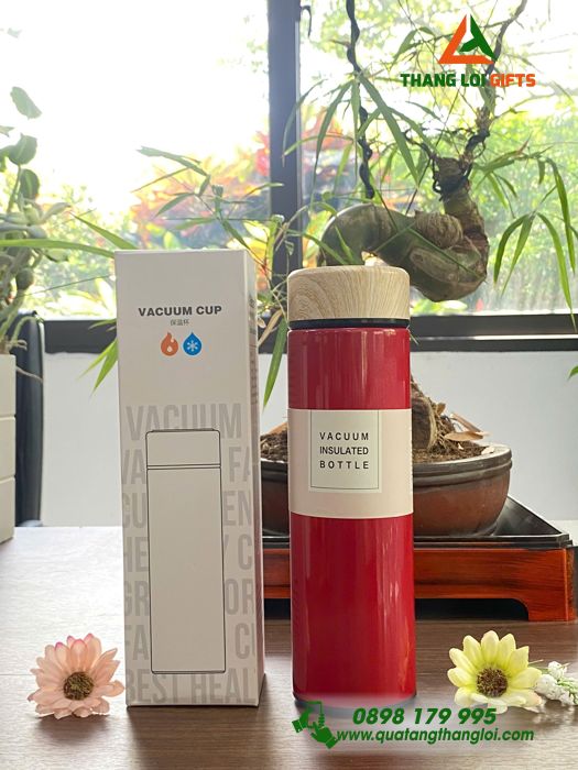 Bình Giữ Nhiệt Vaccum In Khắc Logo Theo Yêu Cầu