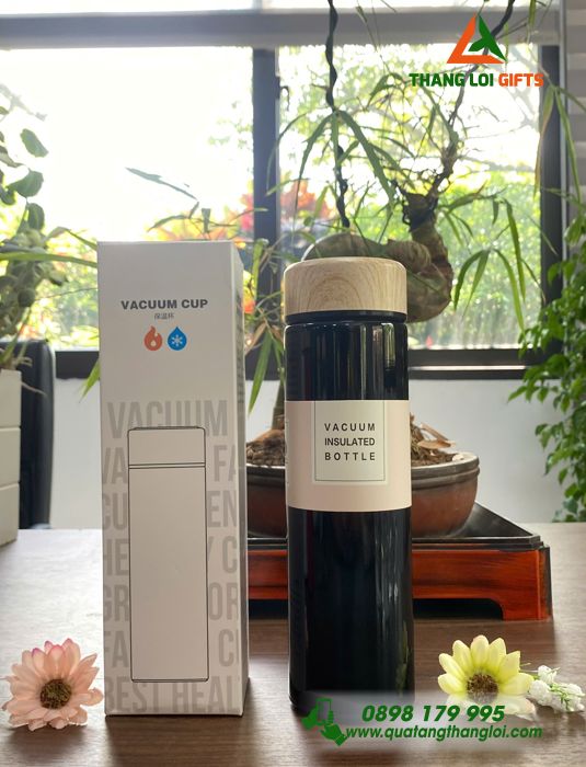 Bình Giữ Nhiệt Vaccum In Khắc Logo Theo Yêu Cầu