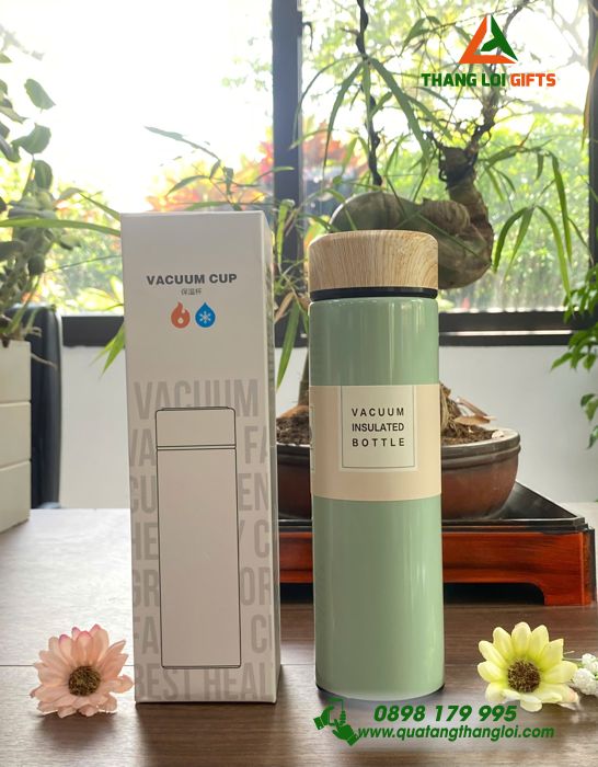 Bình Giữ Nhiệt Vaccum In Khắc Logo Theo Yêu Cầu