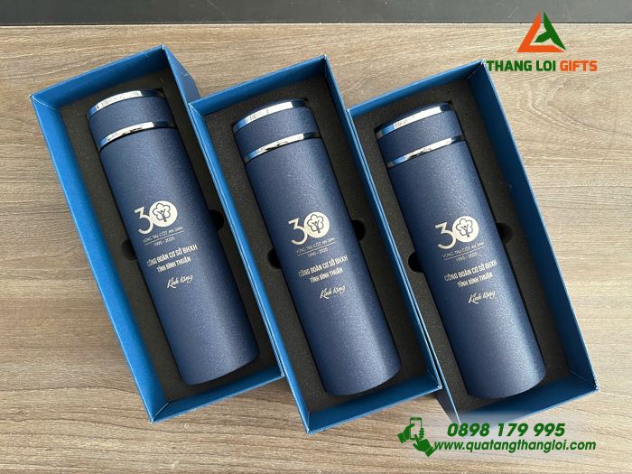 Bình Giữ Nhiệt Sơn Nhám Khắc Nội Dung Kỉ Niệm 30 Năm Công Đoàn Cơ Sở BHXH Tỉnh Bình Thuận