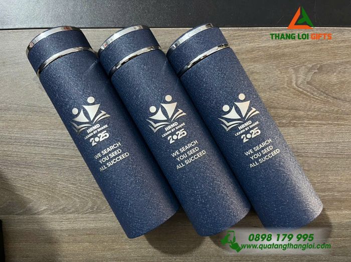 BÌNH GIỮ NHIỆT KHẮC LOGO HRMD - MÓN QUÀ ĐỈNH CỦA CHÓP