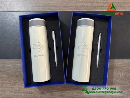 BỘ QUÀ TẶNG GIFTSET IN KHẮC LOGO ĐOÀN THỰC TẬP TRƯỜNG ĐẠI HỌC HÀ TĨNH 
