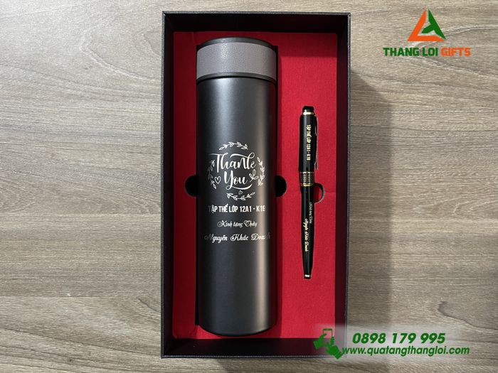 Bộ Qùa Tặng Giftset Cao Cấp Khắc Logo Làm Qùa Tri Ân Thầy Cô