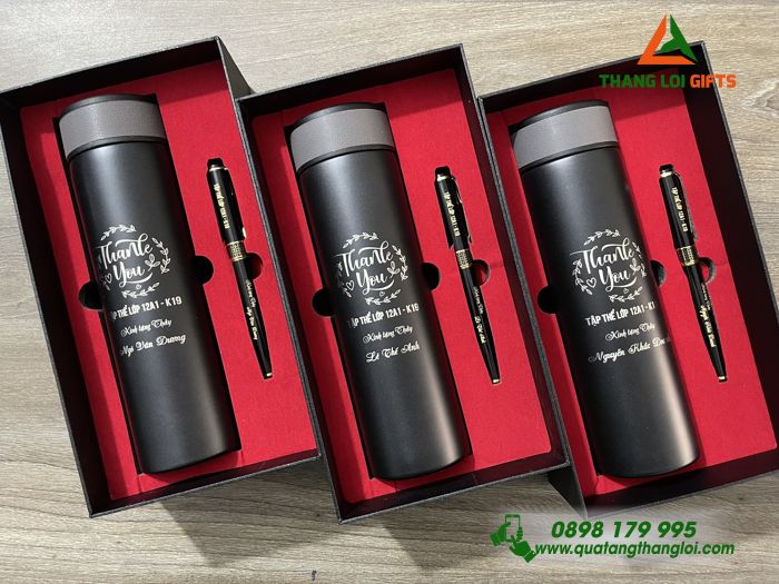 Bộ Qùa Tặng Giftset Cao Cấp Khắc Logo Làm Qùa Tri Ân Thầy Cô