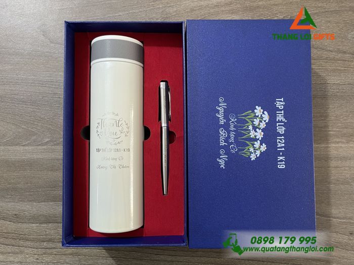 BỘ QUÀ TẶNG GIFTSET IN KHẮC LOGO TRI ÂN THẦY CÔ - QUÀ TẶNG CHÂN THÀNH 