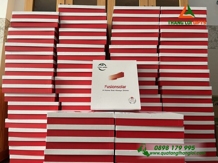 Bộ Qùa Tặng Giftset In Ấn Nội Dung Logo FUSIONSOLAR - Làm Qùa Tặng Doanh Nghiệp