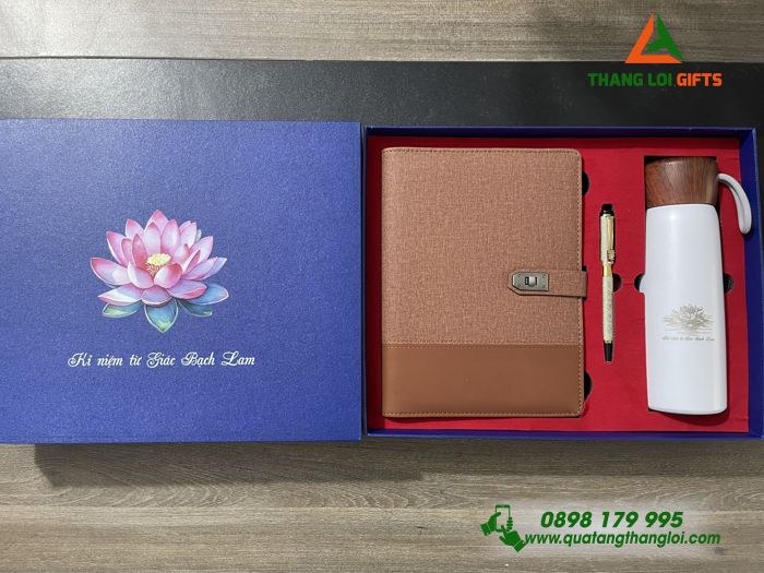 Bộ Qùa Tặng Giftset Cao Cấp In Khắc Logo Theo Yêu Cầu Làm Qùa Tặng