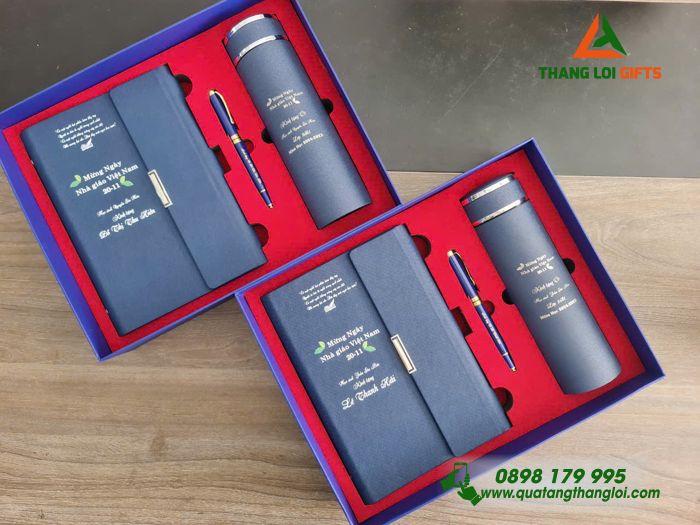 BỘ QUÀ TẶNG GIFTSET IN KHẮC LOGO TRI ÂN THẦY CÔ NGÀY NHÀ GIÁO VIỆT NAM