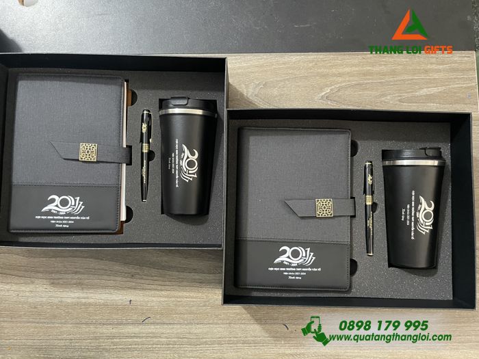 BỘ QUÀ TẶNG GIFTSET KHẮC LOGO CỬU HỌC SINH TRƯỜNG THPT NGUYỄN VĂN TỐ