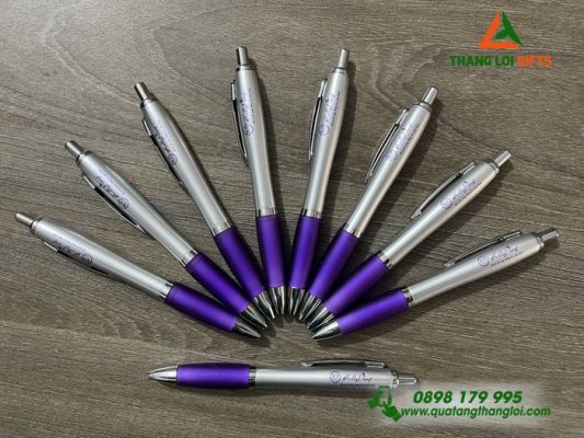 BÚT BI KIM LOẠI KHẮC LOGO - QUÀ TẶNG TINH TẾ TỪNG CHI TIẾT 