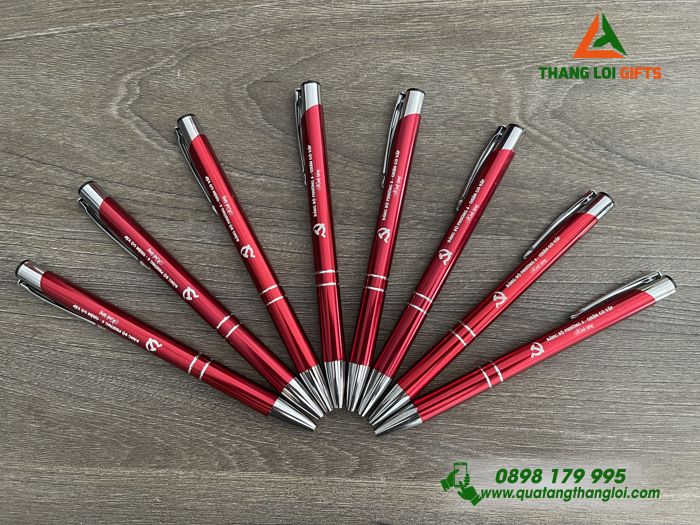 BÚT KÝ KIM LOẠI KHẮC LOGO ĐẢNG BỘ PHƯỜNG - MÓN QUÀ SANG TRỌNG