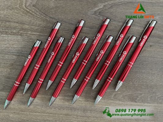 BÚT BI KIM LOẠI KHẮC LOGO CIRCLE - MÓN QUÀ TẶNG NHÂN VIÊN