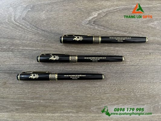 BÚT KÝ KIM LOẠI KHẮC LOGO CỰU HỌC SINH TRƯỜNG THPT NGUYỄN VĂN TỐ 