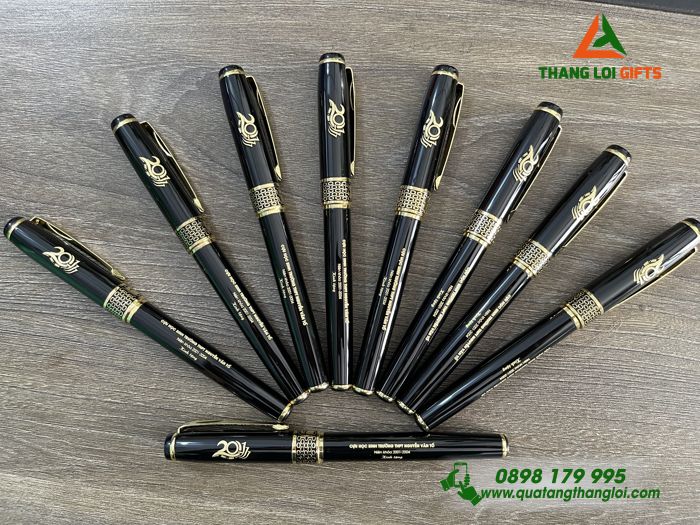 BÚT KÝ KIM LOẠI KHẮC LOGO CỰU HỌC SINH TRƯỜNG THPT NGUYỄN VĂN TỐ