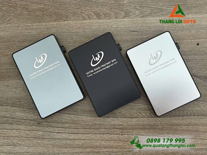 HỘP ĐỰNG THẺ ATM IN KHẮC LOGO LM - QUÀ TẶNG SANG TRỌNG LỊCH LÃM