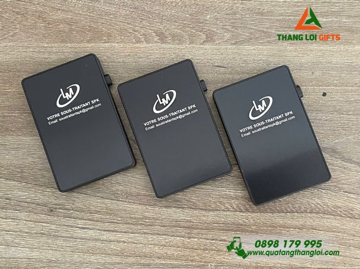 HỘP ĐỰNG THẺ ATM IN KHẮC LOGO LM - QUÀ TẶNG SANG TRỌNG LỊCH LÃM