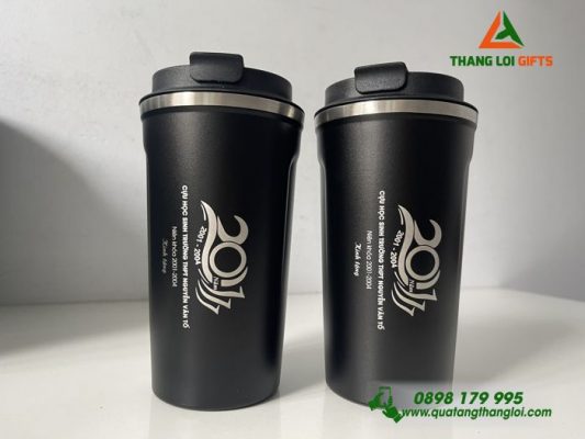LY GIỮ NHIỆT KHẮC LOGO CỬU HỌC SINH THPT NGUYỄN VĂN TỐ - DUNG TÍCH 510ML