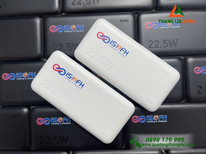 PIN SẠC HOCO IN LOGO ISOFH - QUÀ TẶNG TRÀN TRỀ NẰNG LƯỢNG