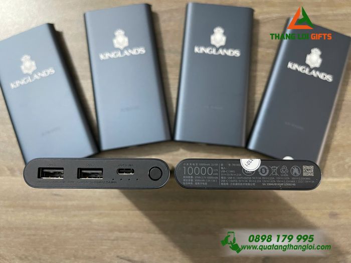 Pin Sạc Dự Phòng Xiaomi 10.000mAh In Logo KINGLANDS