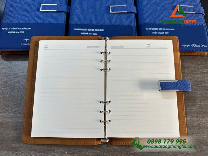 SỔ TAY BÌA CÒNG IN ÂN LOGO: ĐIỆN LỰC QUẢNG NINH - VẺ ĐẸP TRI THỨC