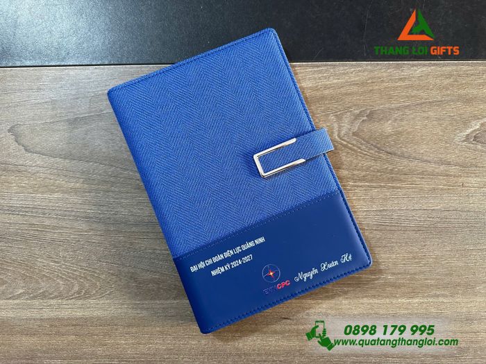 SỔ TAY BÌA CÒNG IN ÂN LOGO: ĐIỆN LỰC QUẢNG NINH - VẺ ĐẸP TRI THỨC