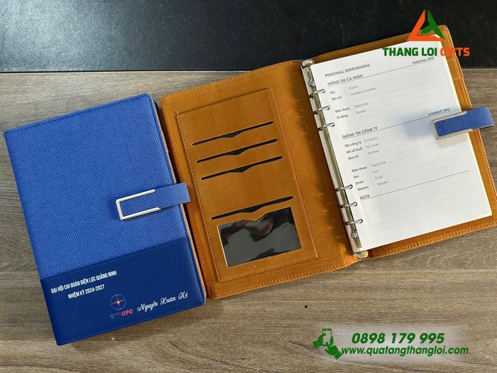SỔ TAY BÌA CÒNG IN ÂN LOGO: ĐIỆN LỰC QUẢNG NINH - VẺ ĐẸP TRI THỨC