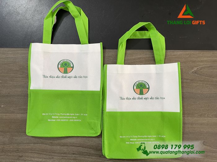 TÚI VẢI CANVAS IN LOGO BỆNH VIỆN NHI ĐỒNG 2 - MÓN QUÀ TINH TẾ