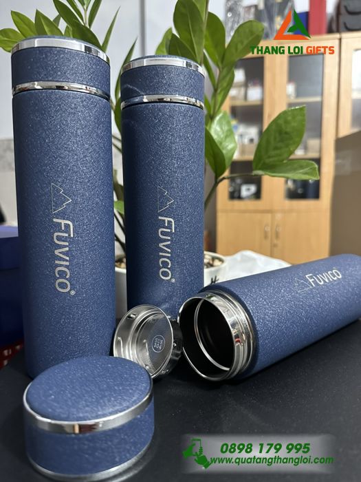 BÌNH GIỮ NHIỆT 2 VẠCH KHẮC LOGO FUVICO - QUÀ TẶNG SANG TRỌNG