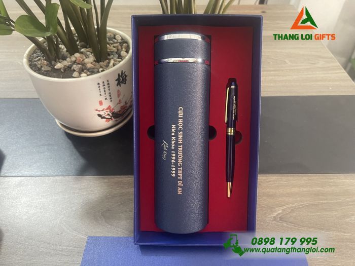 BỘ QUÀ TẶNG GIFTSET KHẮC NỘI DUNG TRƯỜNG THPT DĨ AN