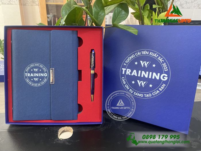 BỘ QUÀ TẶNG GIFTSET IN KHẮC LOGO VISA EMPIRE - QUÀ TẶNG XANH