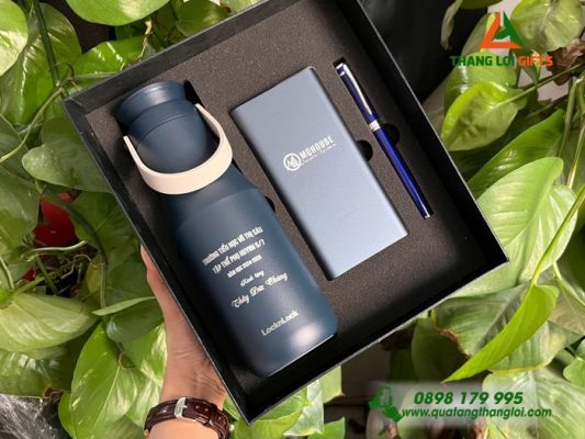 Bộ Giftset 3 Món Cao Cấp In Khắc Tên Làm Qùa Tri Ân Thầy Cô