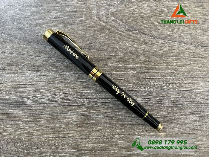 BÚT KÝ KIM LOẠI CAO CẤP KHẮC LOGO TRI ÂN THẦY CÔ
