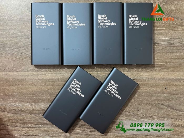 Pin Sạc Dự Phòng Xiaomi 10.000mAh In Logo Doanh Nghiệp Làm Qùa Tặng