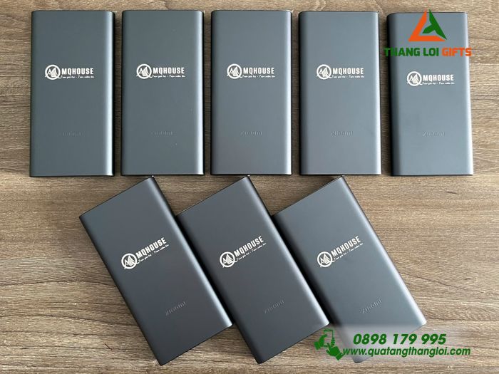 PIN SẠC DỰ PHÒNG XIAOMI 10000 mAh In Logo Doanh Nghiệp MQHOUSE