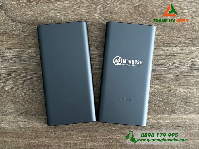 PIN SẠC DỰ PHÒNG XIAOMI 10000 mAh In Logo Doanh Nghiệp MQHOUSE