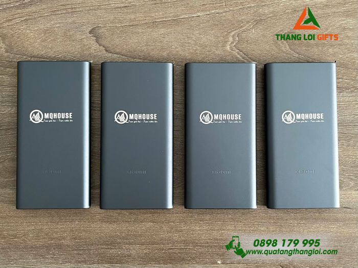 PIN SẠC DỰ PHÒNG XIAOMI 10000 mAh In Logo Doanh Nghiệp MQHOUSE