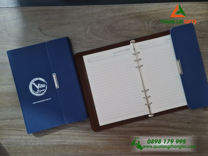 SỔ TAY BÌA CÒNG IN LOGO VISA EMPIRI - QUÀ TẶNG DOANH NGHIỆP