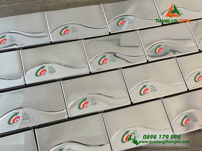 Hộp Đựng NameCard In Logo Tri Viet Phat Làm Qùa Tặng Doanh Nghiệp