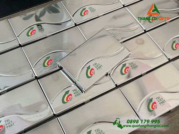 Hộp Đựng NameCard In Logo Tri Viet Phat Làm Qùa Tặng Doanh Nghiệp