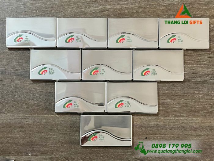 Hộp Đựng NameCard In Logo Tri Viet Phat Làm Qùa Tặng Doanh Nghiệp