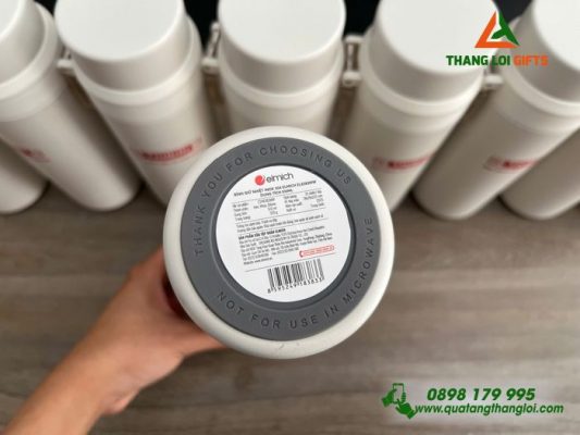 Bình Giữ Nhiệt Elmich EL8383 – Màu Trắng – In Logo Doanh Nghiệp THIBIDI