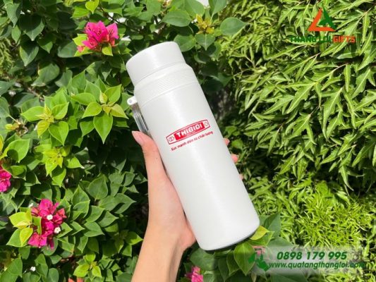 Bình Giữ Nhiệt Elmich EL8383 – Màu Trắng – In Logo Doanh Nghiệp THIBIDI