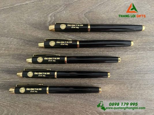 Bút Ký Kim Loại Parker Màu Đen - In Khắc Logo Tổng Công Ty Ba Sơn