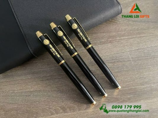 Bút Ký Kim Loại Parker Màu Đen - In Khắc Logo Tổng Công Ty Ba Sơn