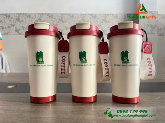 Ly Giữ Nhiệt Coffee 530ml – In Logo Báo Tuổi Trẻ