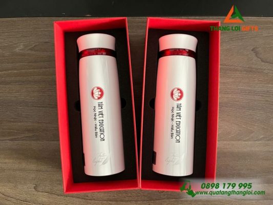 Bình Giữ Nhiệt Lock&Lock LHC4131 - In Logo Doanh Nghiệp Tâm Việt Education